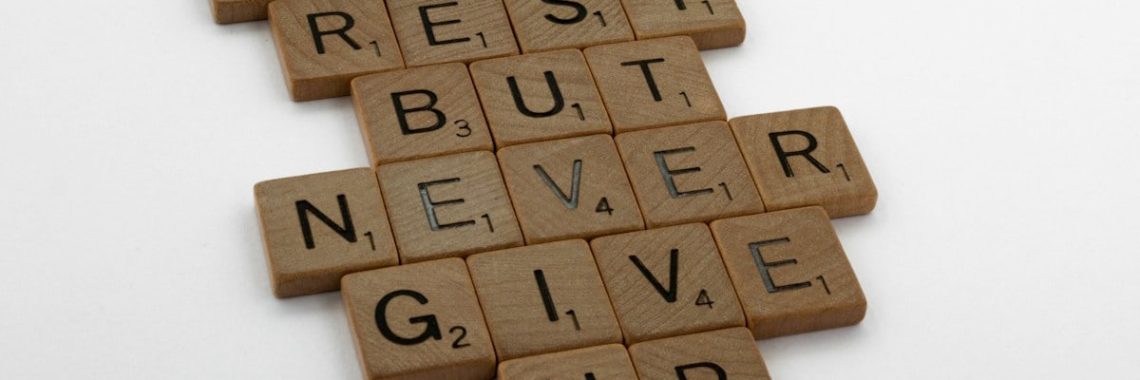scrabble, scrabble pieces, lettering, letters, wood, scrabble tiles, white background, words, quote, letters, type, typography, design, layout, pause, rest, keep going, never give up, progress, persistence, inexorable, one day at a time, this too shall pass, momentary, pressing on, don't give up, carry on, hope, faith, good times, bad times, perseverance, don't give up, never give up, emotional storm, covid,